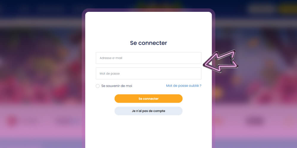 Saisissez votre adresse e-mail